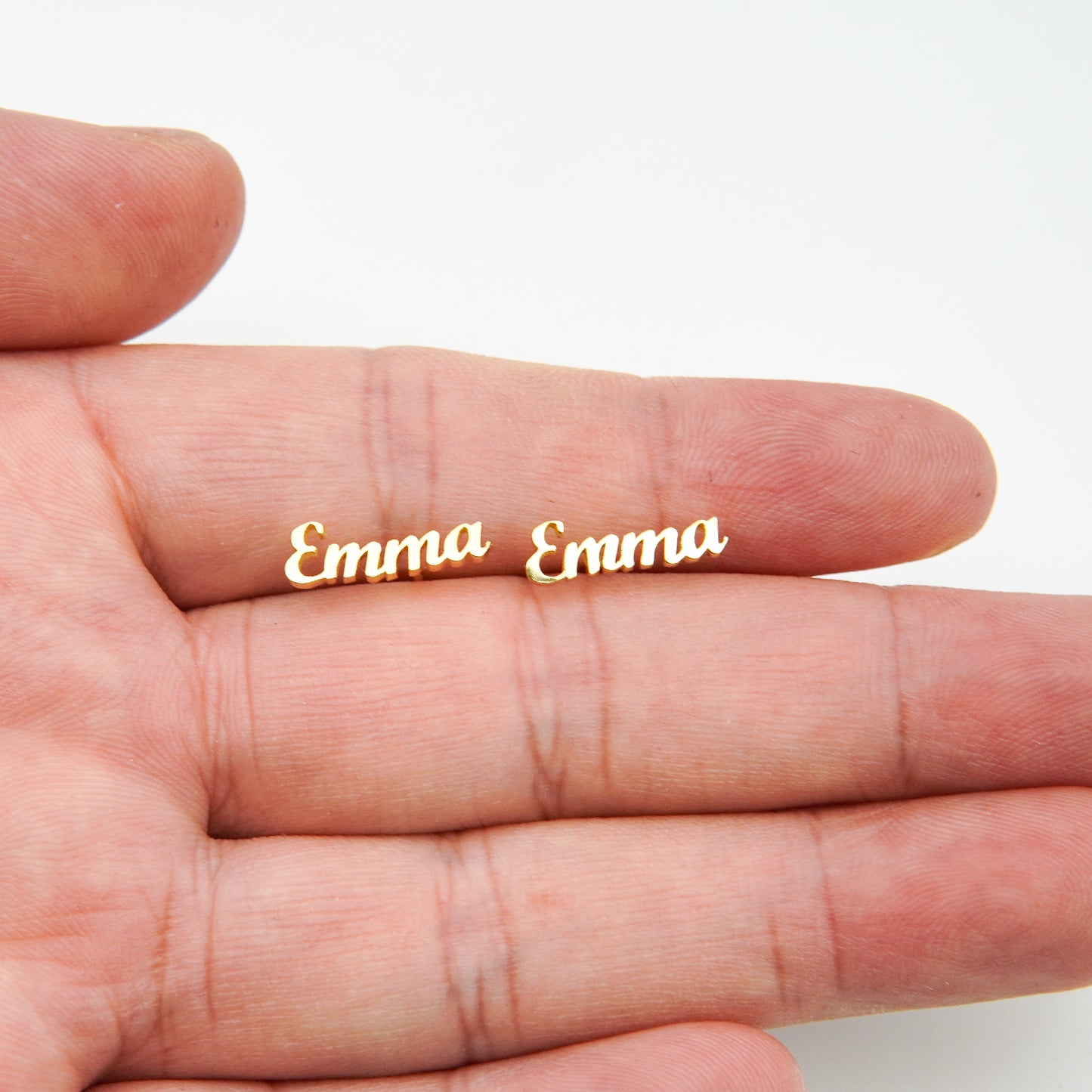 Personalized Name Earrings - Custom Name Studs