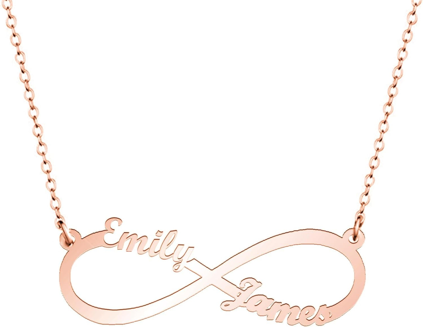 Sterling Silver Personalized Infinity Name