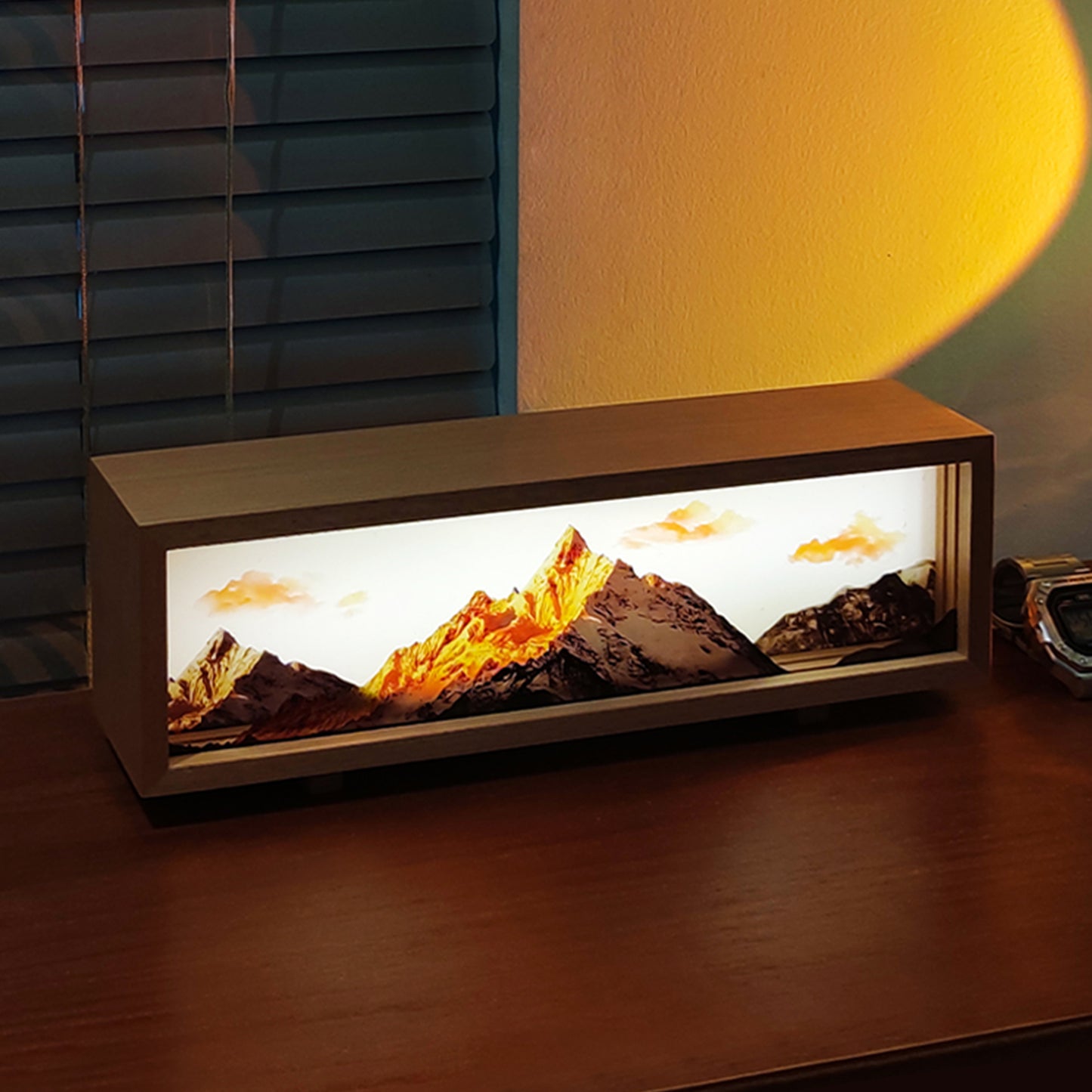 Mountain Acrylic Led Light Box