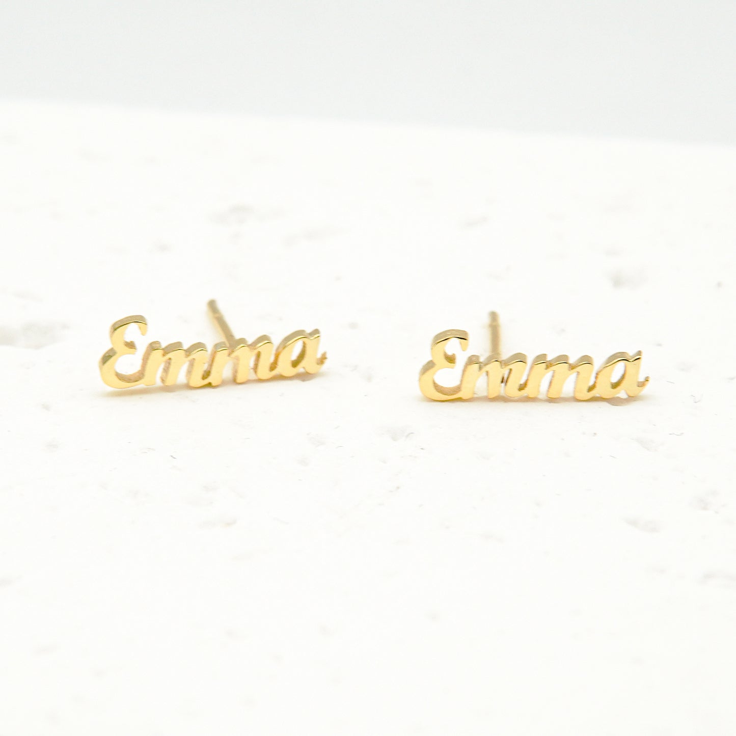 Personalized Name Earrings - Custom Name Studs